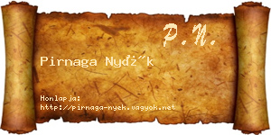 Pirnaga Nyék névjegykártya